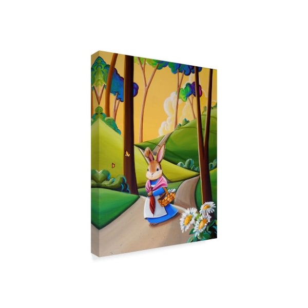Cindy Thornton 'Peter Rabbit 3' Canvas Art,18x24